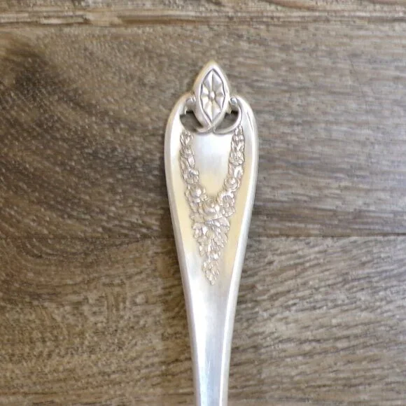 OLD COLONY 1911 Casserole Berry / Spoon 1847 Rogers Bros XS Triple Silver Plate - Picture 4 of 8